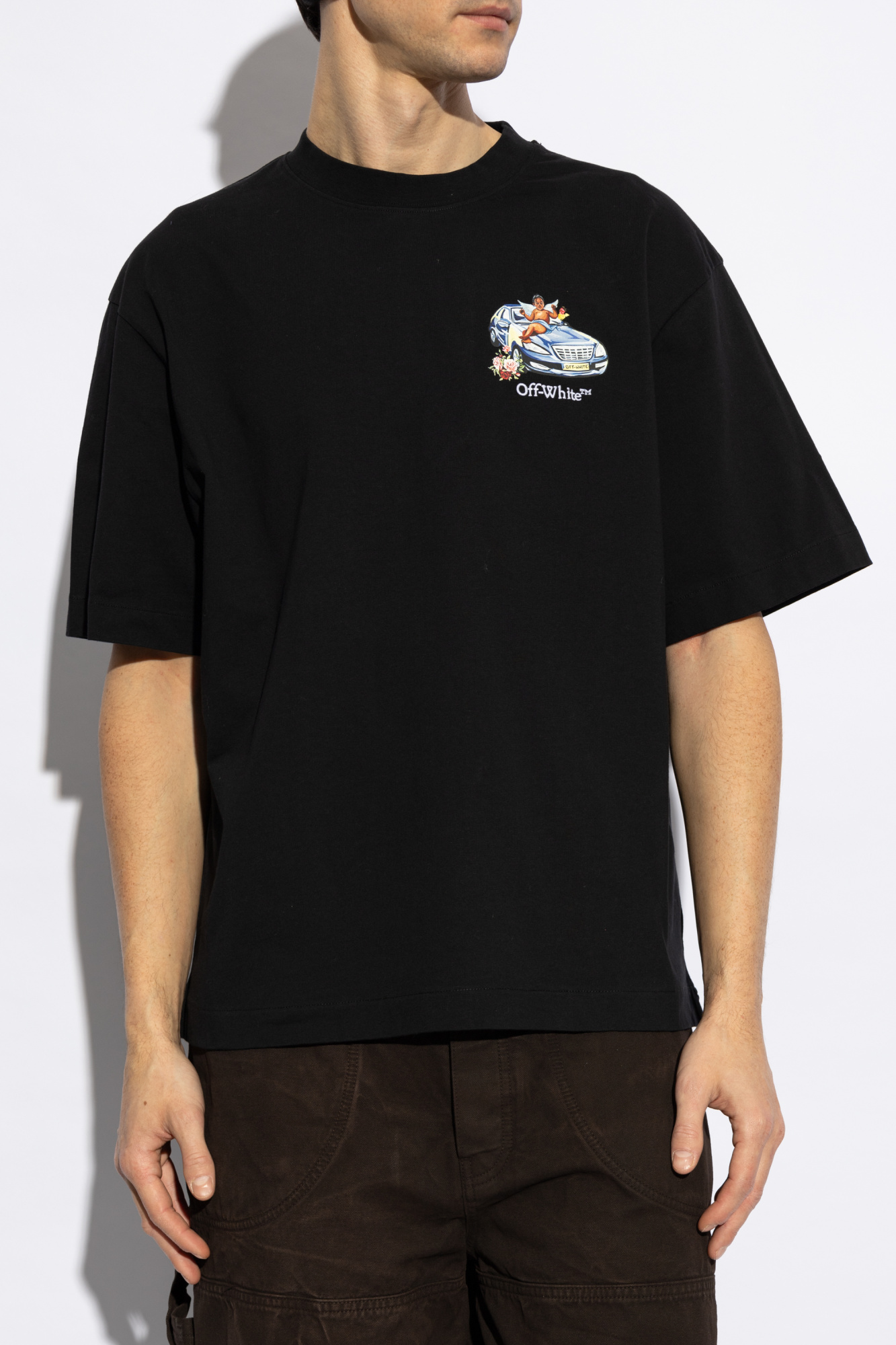 Tシャツ・カットソー Off-White T-Shirt With Logo Off-White T-shirt with logo - White - Men | OMAA027C99JER0170110